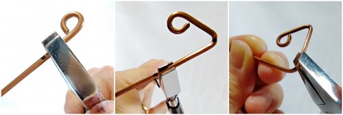 Mei Tan's Fin-tastic Bookmark - Form the mouth, Hair Accessories, Zipper Pulls, Christmas Ornaments, Lashing, Wire Lashing, Wire Wrapping, Wrapping, Wire Wrapping Jewelry, Measure 1 cm from the loop